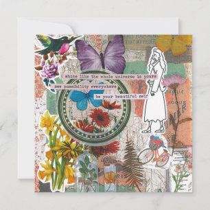 Schijnbaar flatWenskaart