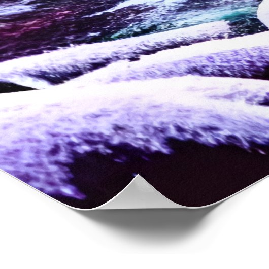 Schijnbaar groot fantasiebeest | AI Art Poster (Hoek)