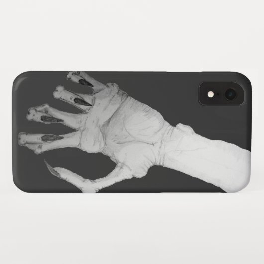 Schijnbaar gruwelijk monster met de hand Case-Mate iPhone case (Achterkant (horizontaal))