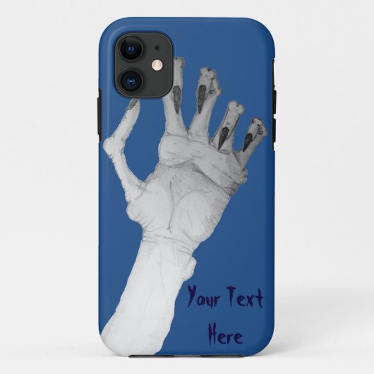 Schijnbaar gruwelijk monster met de hand Case-Mate iPhone case (Achterkant)