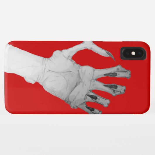 Schijnbaar gruwelijk monster met de hand Case-Mate iPhone case (Achterkant (horizontaal))