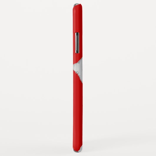 Schijnbaar gruwelijk monster met de hand Case-Mate iPhone case (Achterkant/rechts)