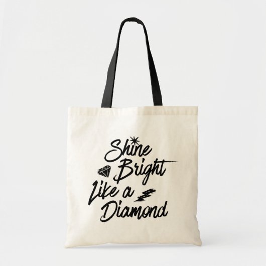 Schijnbaar helder als een diamant // Mode Tote Bag (Voorkant)