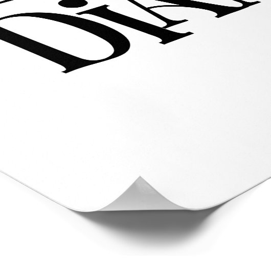 Schijnbaar helder als een diamant Poster (Hoek)