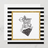 Schijnbaar helder als een diamantKaart (Voorkant / Achterkant)