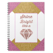 Schijnbaar helder als een diamantlaptop notitieboek (Voorkant)