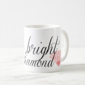 Schijnbaar helder als een diamantMok Koffiemok (Voorkant rechts)