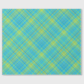 Schijnbaar heldere diamanten-coördinerende PLAID 8 Cadeaupapier (Vlak)