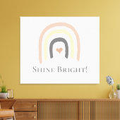 Schijnbaar heldere, genderneutrale wandkunst canvas afdruk (Insitu (Woonkamer))