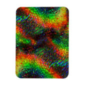 Schijnbaar holografisch helder regenbooglicht Glit Magneet (Verticaal)