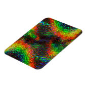 Schijnbaar holografisch helder regenbooglicht Glit Magneet (Linkerzijde)