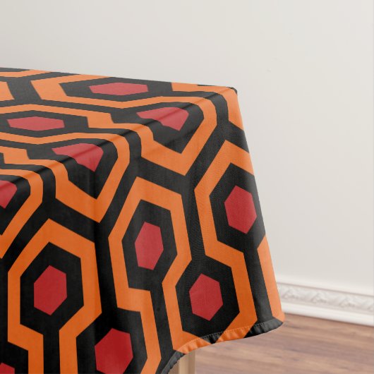 Schijnbaar iconisch hoteltapijtpatroon tafelkleed (Voorbeeld)