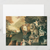 Schijnbaar Koninkrijk door Edward Hicks  Folk Art (Voorkant / Achterkant)