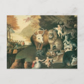 Schijnbaar Koninkrijk door Edward Hicks  Folk Art Briefkaart (Voorkant)