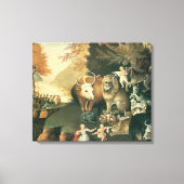 Schijnbaar Koninkrijk door Edward Hicks  Folk Art Canvas Afdruk (Voorkant)