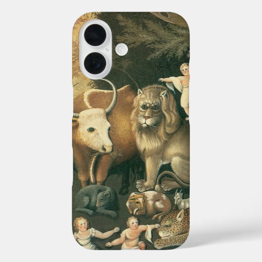 Schijnbaar Koninkrijk door Edward Hicks  Folk Art Case-Mate iPhone Case (Achterkant)