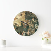 Schijnbaar Koninkrijk door Edward Hicks  Folk Art Grote Klok (Huis)