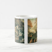 Schijnbaar Koninkrijk door Edward Hicks  Folk Art Koffiemok (Center)