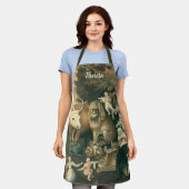 Schijnbaar Koninkrijk door Edward Hicks Folk Art Schort (Gedragen)