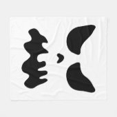 Schijnbaar spookbeeld Halloween costume party Fleece Deken (Voorkant (Horizontaal))