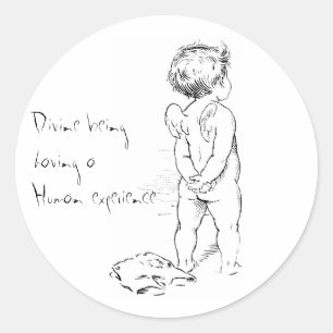 Schijnbaar wezen ....Huisveststift Ronde Sticker