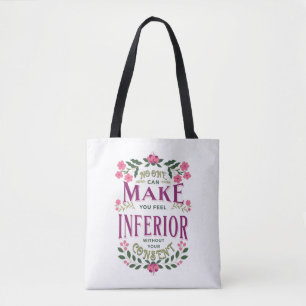 Schijnbare minderwaardige vrouwenrechten Eleanor R Tote Bag