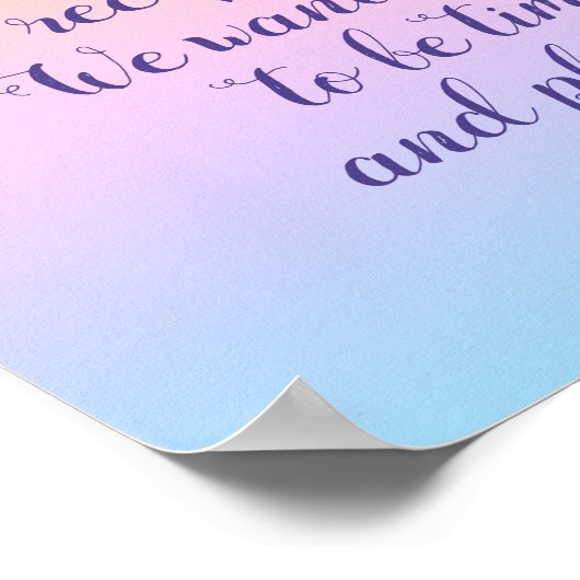 Schijnbare pasteelregenboogweddenschap "Phondenvri Poster (Hoek)