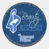 Schijnbare projectstickers ronde sticker (Voorkant)