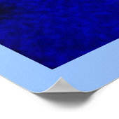 Schijnbare spookdame in de rode kunst poster (Hoek)