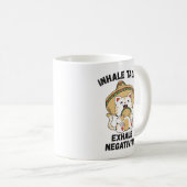 Schijnbare taco's laten negativiteit zien koffiemok (Voorkant rechts)