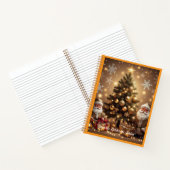 "Schijnende Kerstster Licht" Notitieboek (Binnen)