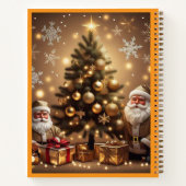 "Schijnende Kerstster Licht" Notitieboek (Achterkant)