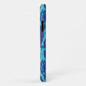 Schijnhuid in blauw ontwerp Case-Mate iPhone case (Achterkant/rechts)