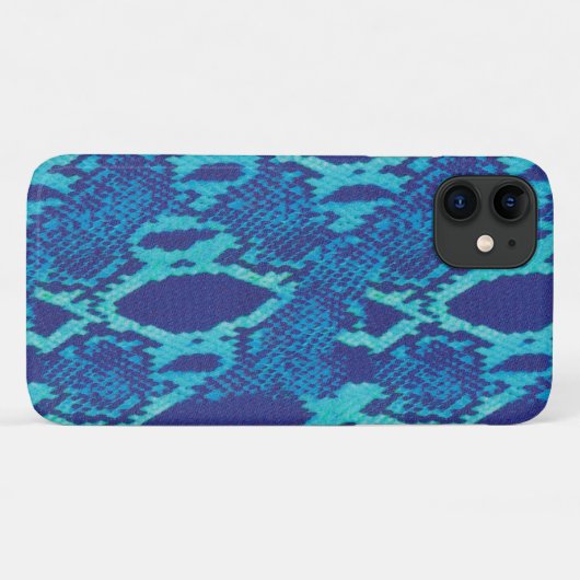 Schijnhuid in blauw ontwerp Case-Mate iPhone case (Achterkant (horizontaal))