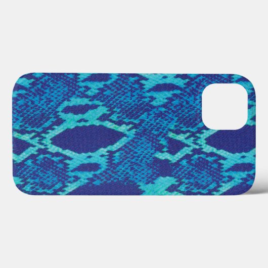 Schijnhuid in blauw ontwerp Case-Mate iPhone case (Achterkant (horizontaal))