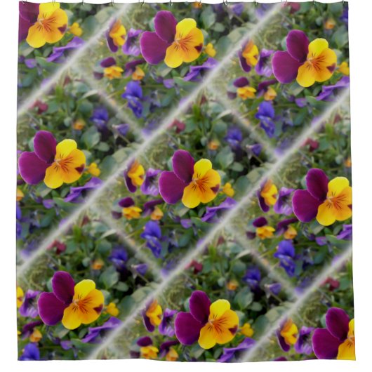 Schijnpannen Douchegordijn (Voorkant)