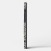 Schijnpatroon met zwarte en bruine slang Case-Mate iPhone case (Achterkant / Links)