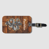 Schijnreputatie in de wereld bagagelabel (Voorkant (horizontaal))