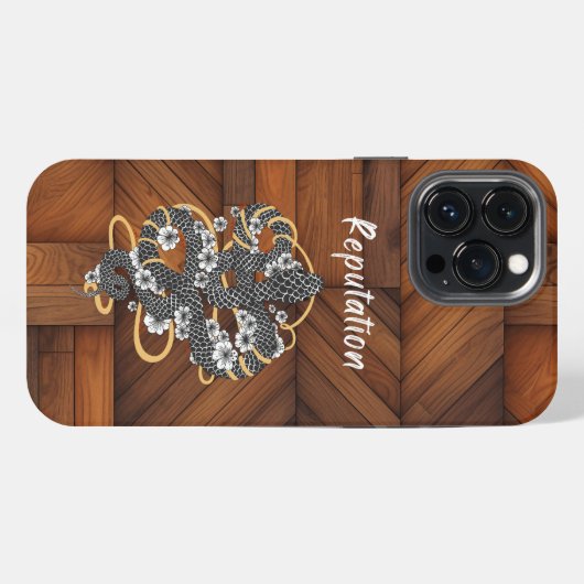 Schijnreputatie in de wereld iPhone hoesje (Achterkant horizontaal)