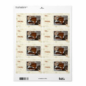 Schijnwerper Etiket (Full Sheet)