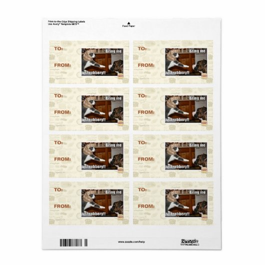 Schijnwerper Etiket (Full Sheet)