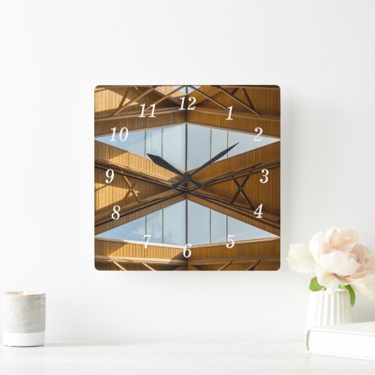 Schijnwerpers boven Anthony Square Wandklok (Huis)