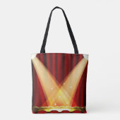Schijnwerpers Op Het Podium Tote Bag (Achterkant)