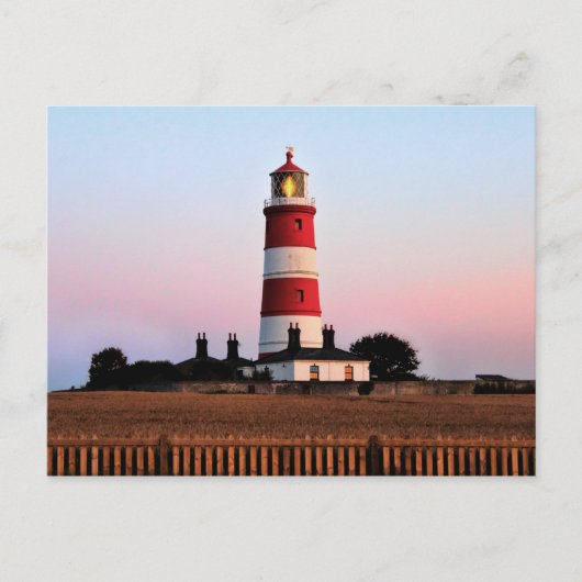 Schijnwerpers van de vuurtoren van Happisburgh Briefkaart (Voorkant)