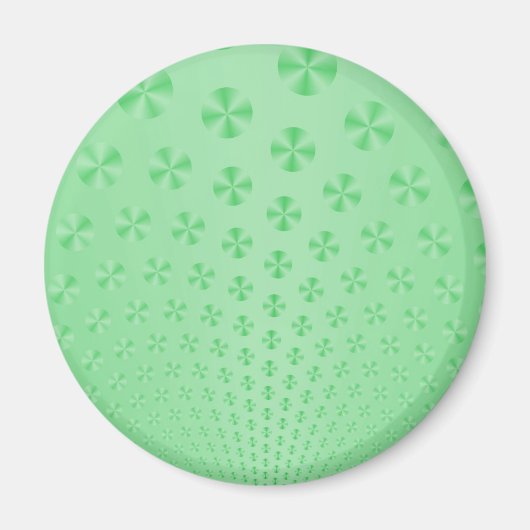 Schijven op Mint Green Magnet (Voorkant)