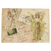 Schijven tegen handschrift cadeau groot cadeauzakje (Achterkant)