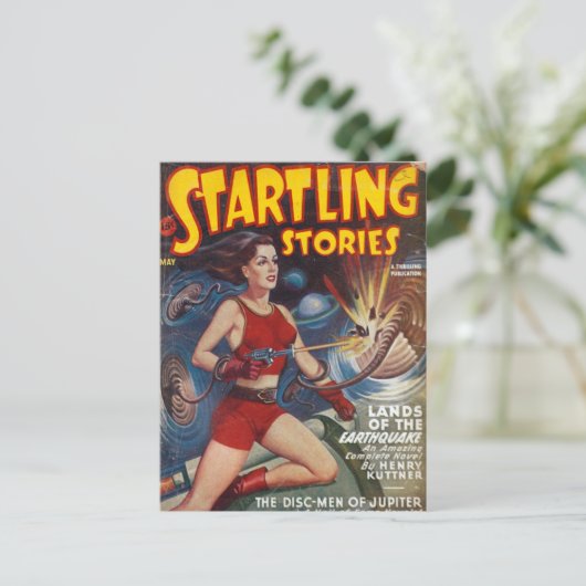 Schijven van gevaar briefkaart (Staand voorkant)