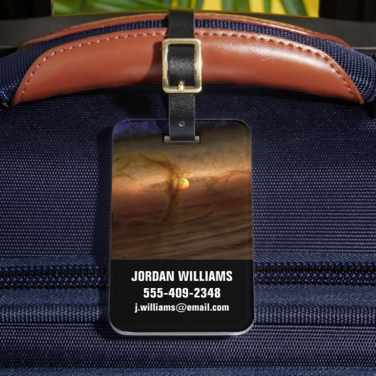 Schijven van planeetvormend materiaal met cirkelen bagagelabel (Voorkant Insitu 2)