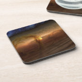 Schijven van planeetvormend materiaal met cirkelen bier onderzetter (Linkerzijde)