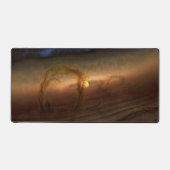 Schijven van planeetvormend materiaal met cirkelen bureaumat (Voorkant)